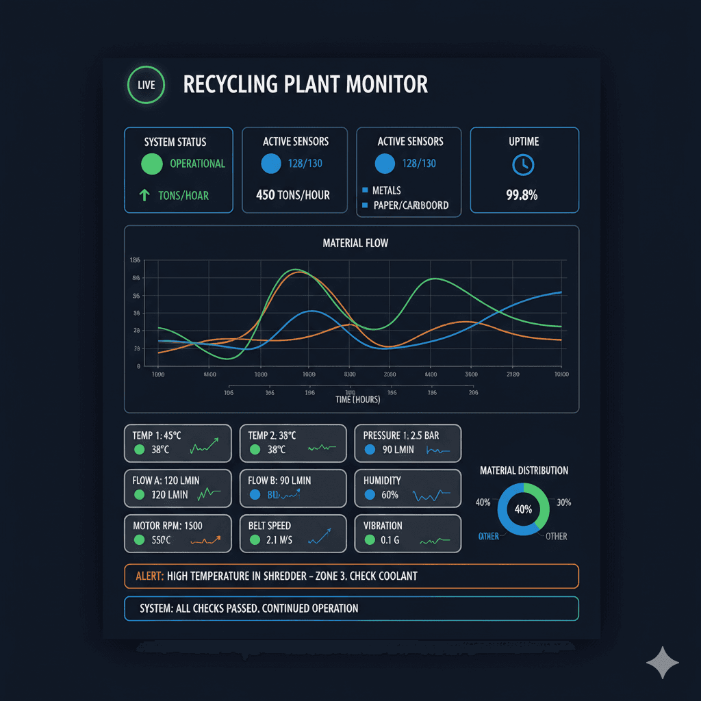 Real-Time Dashboard für Industrieanlage mit API-Integration