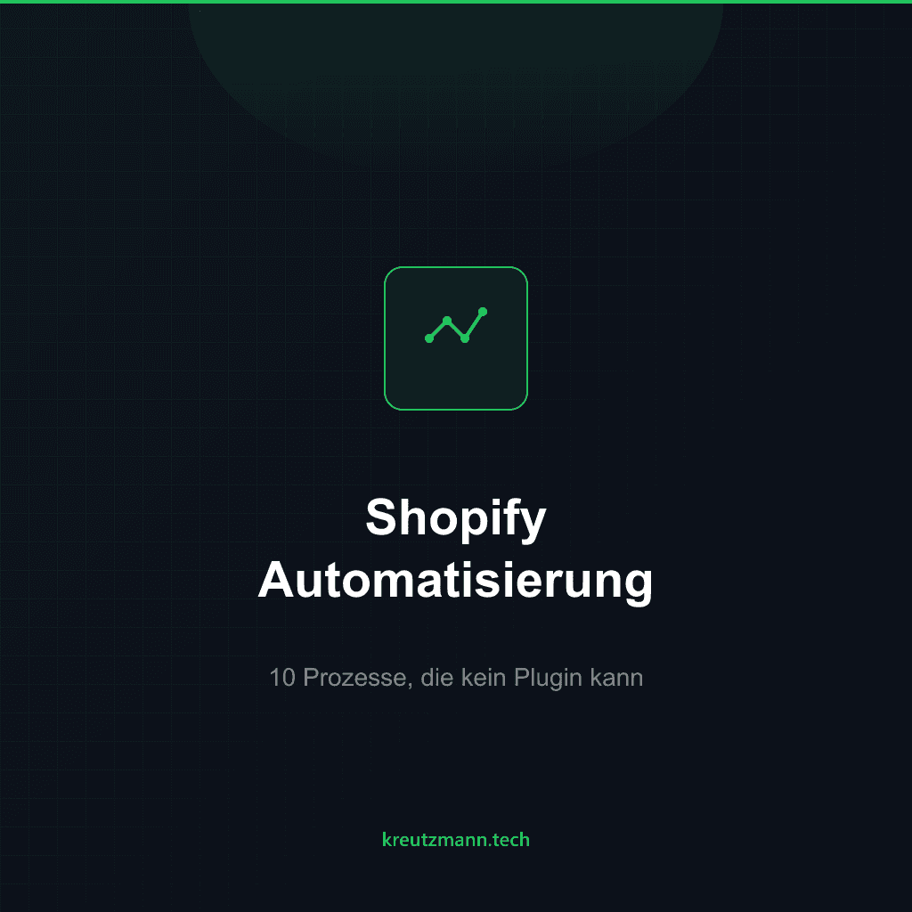 Shopify Automatisierung: 10 Prozesse, die kein Plugin automatisieren kann